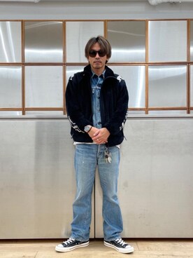 「らふこーで」｜「アイテム（その他アウター）」を使った、京都くんさん（メンズ・172cm）の秋コーディネート