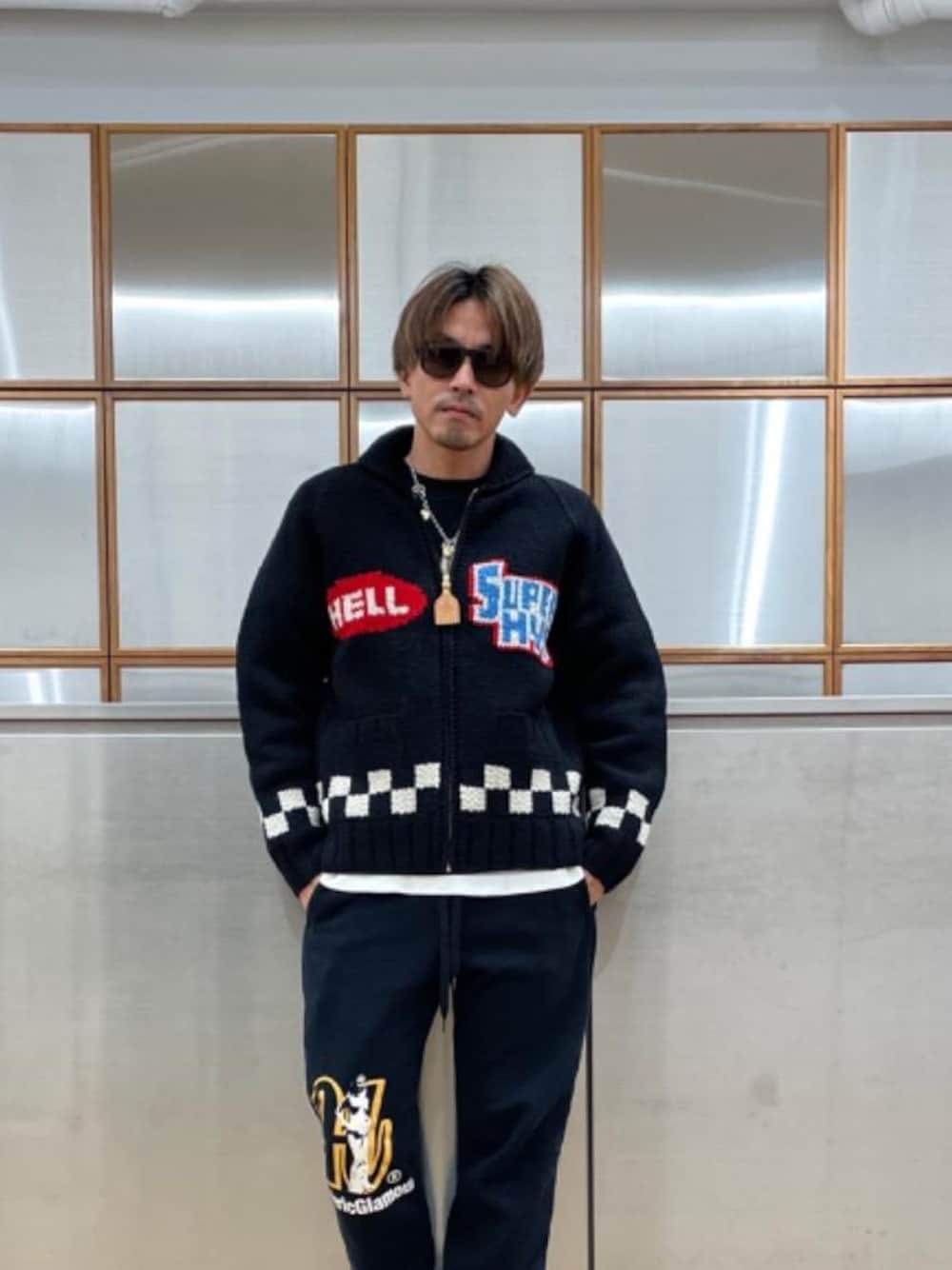 HYSTERIC GLAMOUR SUPER HYS編込 カウチン