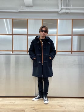 「でにむ」｜「アイテム（ダウンジャケット/コート）」を使った、京都くんさん（メンズ・172cm）の秋コーディネート