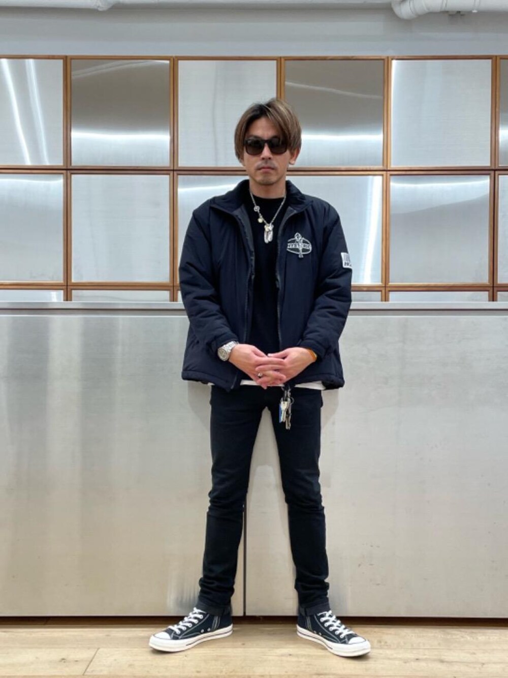 DYNAMITE ANGELワッペン スタンドカラージャケット DYNAMITE ANGELワッペン スタンドカラージャケットを使った人気