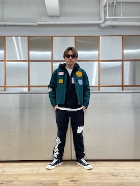 京都くんさん（メンズ・172cm）の冬コーディネート