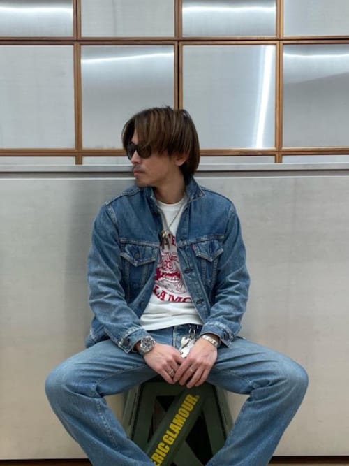 HYSTERIC GLAMOUR京都店京都くんさんのデニムジャケットを使った HYSTERIC GLAMOUR京都店京都くんさんのデニムジャケットを使った