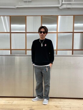 京都くんさん（メンズ・172cm）の春コーディネート