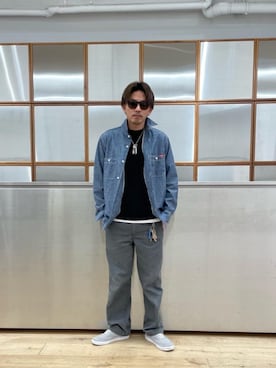 京都くんさん（メンズ・172cm）の春コーディネート