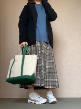 「chambre de charme（シャンブルドゥシャーム）のアイテム（スカート）」を使った、mmmさん（レディース・149cm）の冬コーディネート