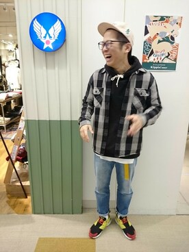 hayato inoueさん（メンズ・170cm）の秋コーディネート