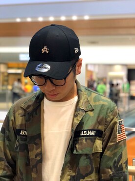 「NEWERA」｜「アイテム（ジャケット/アウター）」を使った、hayato inoueさん（メンズ・170cm）の春コーディネート