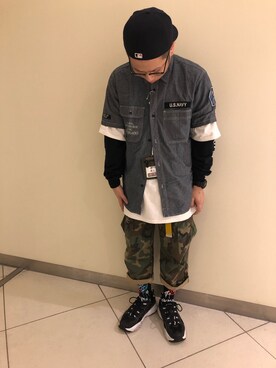 hayato inoueさん（メンズ・170cm）の夏コーディネート