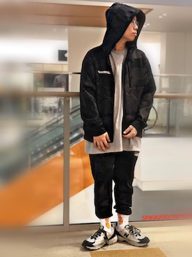 hayato inoueさん（メンズ・170cm）の冬コーディネート