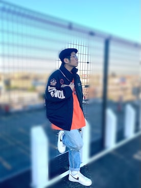 「TOPGUN」｜hayato inoueさん（メンズ・172cm）の冬コーディネート
