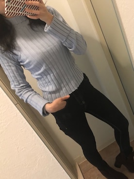 あやかさん（レディース・160cm）の冬コーディネート