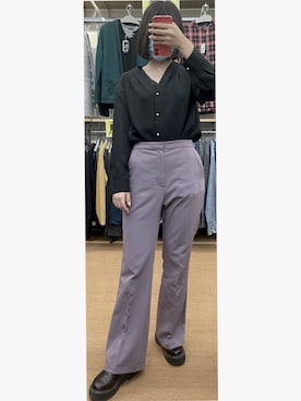 「アパレルスタッフ」｜「アイテム（キャミソール）」を使った、ﾜさん（レディース・164cm）の冬コーディネート