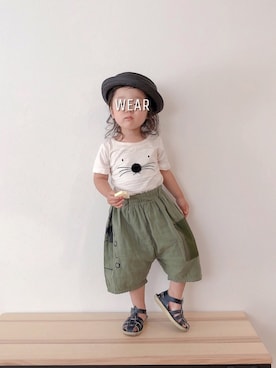 「2歳3ヶ月」｜「アイテム（その他）」を使った、SOYUさん（キッズ・90cm）の夏コーディネート