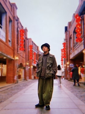 Berdyさん（メンズ・170cm）の春コーディネート