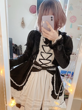 「ロリィタ」｜「アイテム（その他アウター）」を使った、🥀 𝒸𝓁𝒶𝓃 🥀さん（レディース・149cm）の春コーディネート