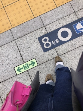 「Another Edition（アナザーエディション）のアイテム（サロペット/オーバーオール）」を使った、えみさん（レディース・145cm）の冬コーディネート