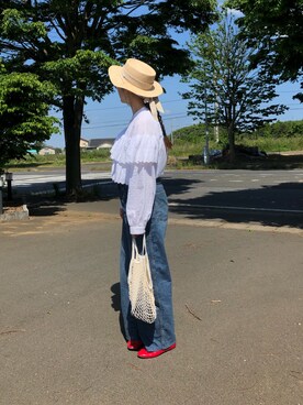 「Horn Please（ホーン プリーズ）のアイテム」を使った、なさん（レディース・166cm）の春コーディネート