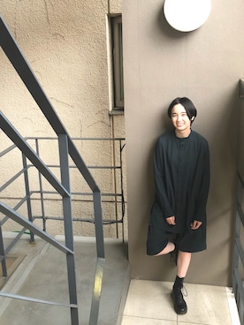 「YANTOR（ヤントル）のアイテム（パンツ）」を使った、inoriさん（レディース・173cm）の春コーディネート