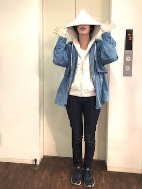「Nike air huarache」｜inoriさん（レディース・173cm）の春コーディネート