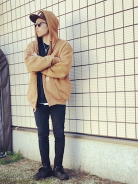 SG Ryoheyさん（メンズ・163cm）の冬コーディネート