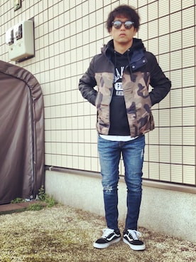 SG Ryoheyさん（メンズ・163cm）の冬コーディネート