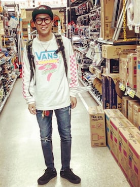 SG Ryoheyさん（メンズ・163cm）の春コーディネート