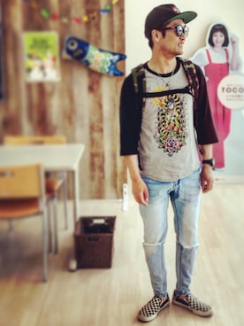 SG Ryoheyさん（メンズ・163cm）の春コーディネート