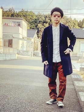 SG Ryoheyさん（メンズ・163cm）の冬コーディネート
