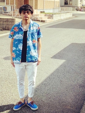 SG Ryoheyさん(メンズ・163cm)の夏コーディネート