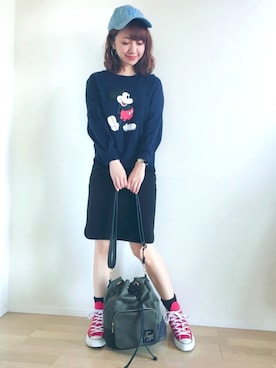 memeさん（レディース・158cm）の春コーディネート