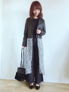 memeさん（レディース・158cm）の春コーディネート