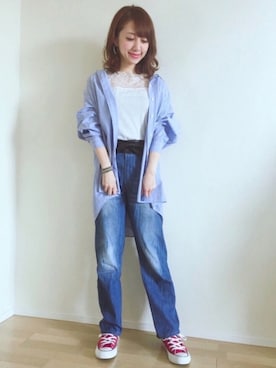 memeさん（レディース・158cm）の春コーディネート