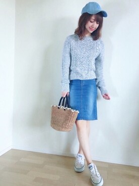 memeさん（レディース・158cm）の春コーディネート