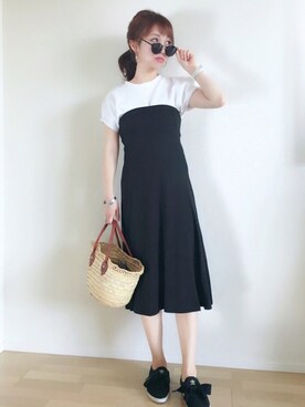 memeさん（レディース・158cm）の夏コーディネート