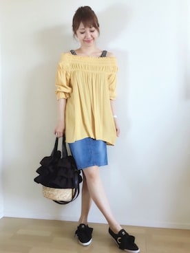 memeさん（レディース・158cm）の夏コーディネート