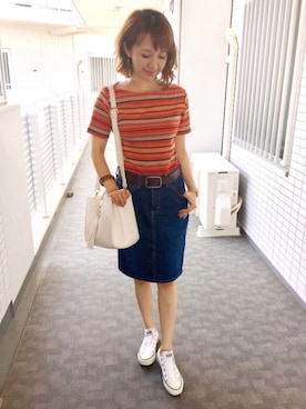 memeさん（レディース・158cm）の夏コーディネート