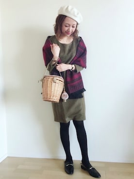 memeさん（レディース・158cm）の秋コーディネート