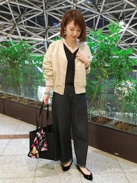 「Ms.yuu by Nothing And Others（ミスユーバイナッシングアンドアザーズ）のアイテム」を使った、memeさん（レディース・158cm）の春コーディネート