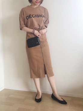 「BEAMS BOY（ビームスボーイ）のBEAMS BOY / アセチ ワイド リング（リング）」を使った、memeさん（レディース・158cm）の夏コーディネート