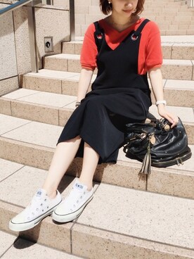 memeさん（レディース・158cm）の夏コーディネート