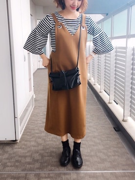 memeさん（レディース・158cm）の秋コーディネート