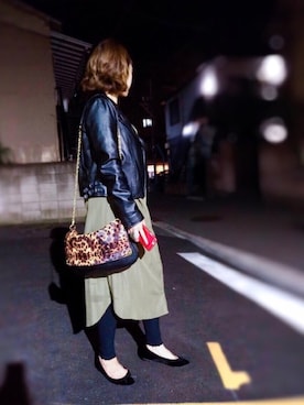 「passage mignon/flaneur（パサージュミニョンフラヌール）のアイテム（アクセサリー）」を使った、memeさん（レディース・158cm）の秋コーディネート