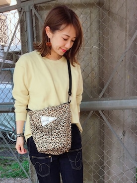 「BEAMS（ビームス）のアイテム（ピアス（両耳用））」を使った、memeさん（レディース・158cm）の春コーディネート