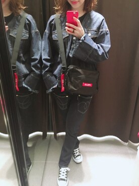 「BEAMS BOY（ビームスボーイ）のBEAMS BOY / アセチ ワイド リング（リング）」を使った、memeさん（レディース・158cm）の春コーディネート
