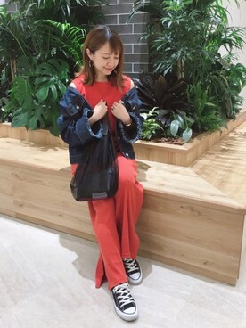 memeさん（レディース・158cm）の春コーディネート