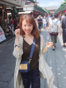 「petitcro（プティクロ）のpetitcro  ワイドバングル PCKB1901001（バングル/リストバンド）」を使った、memeさん（レディース・158cm）の夏コーディネート