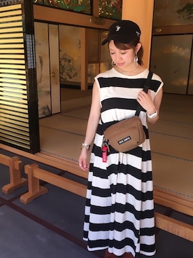 「petitcro（プティクロ）のpetitcro  ワイドバングル PCKB1901001（バングル/リストバンド）」を使った、memeさん（レディース・158cm）の秋コーディネート