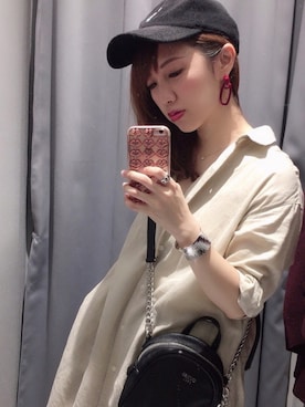 「petitcro（プティクロ）のpetitcro  ワイドバングル PCKB1901001（バングル/リストバンド）」を使った、memeさん（レディース・158cm）の秋コーディネート