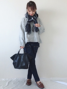 memeさん（レディース・158cm）の冬コーディネート