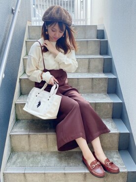 「clear（クリア）のアイテム（アクセサリー）」を使った、memeさん（レディース・158cm）の冬コーディネート